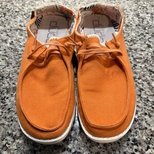Hey Dude Women's Orange Casual Shoes Size12